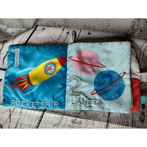 Manhattan Toy Space Themed Soft Baby Early Counting Book with Crinkle Paper - Picture 2 of 7